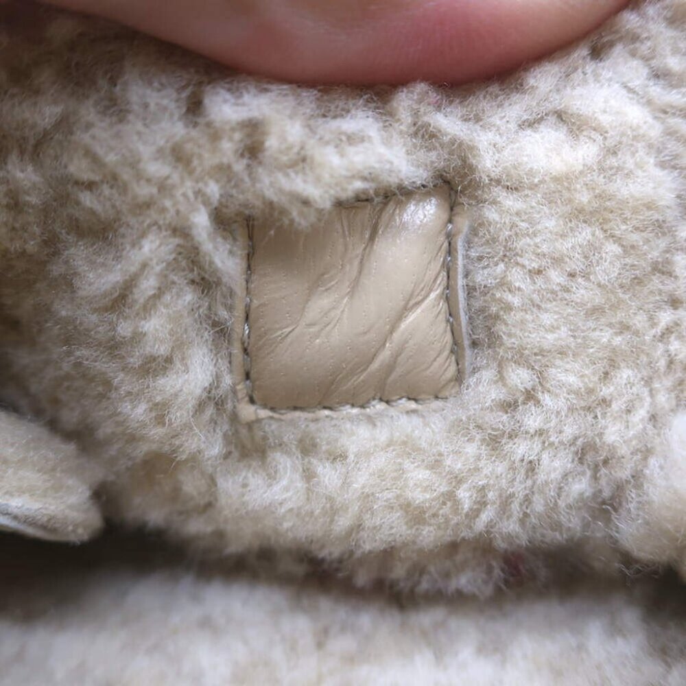 Gucci Double G Shearling Dad Sandals Beige Merino Wool Size 40 - Picture 14 of 16